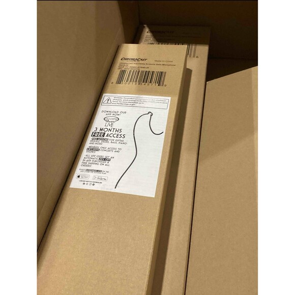 ChromaCast Scissor Arm Mic Stand 28" and 38" Pack Professional Microphone Boom - Picture 2 of 2